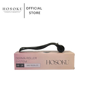 Hosoku Derma Roller 0.75mm – Precision Microneedling Tool for Hair and Skin Rejuvenation  Description: