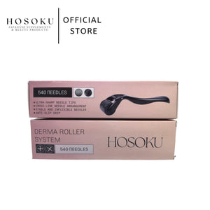 Hosoku Derma Roller 0.75mm – Precision Microneedling Tool for Hair and Skin Rejuvenation  Description: