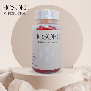 Hosoku Biotin & Collagen Gummies – Nourish Your Hair, Skin, and Nails Naturally