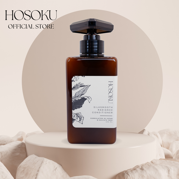 HOSOKU Silksmooth Radiant Conditioner – Luxurious Japanese Formula for Lustrous, Healthy Hair (450ml)