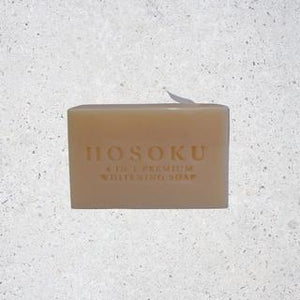 HOSOKU 4-in-1 Intense Whitening Glow Soap – Brighten, Exfoliate, Hydrate & Smooth