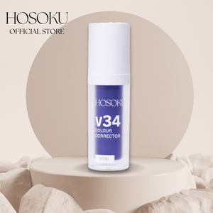 HOSOKU V34 Colour Corrector Toothpaste – Instant Teeth Whitening with Purple Tone Correction